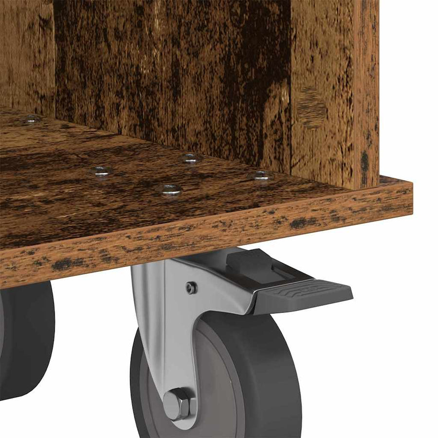 TV-standaard Oudhout 68,5 x 35 x 35 cm Bewerkt hout