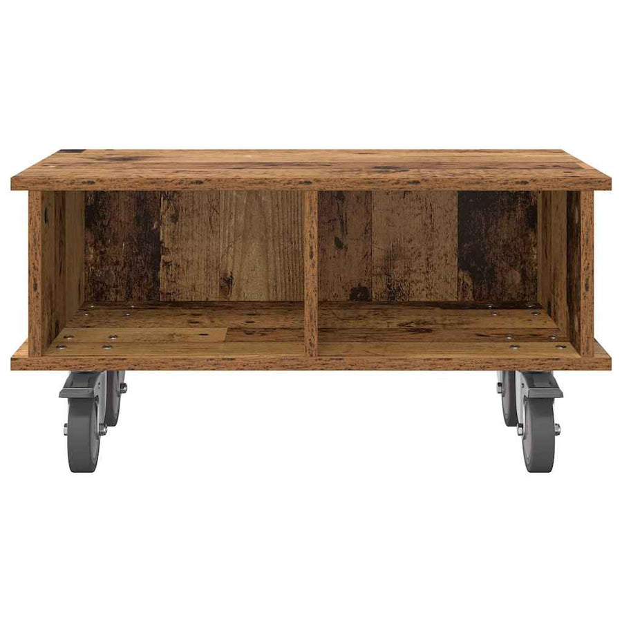 TV-standaard Oudhout 68,5 x 35 x 35 cm Bewerkt hout