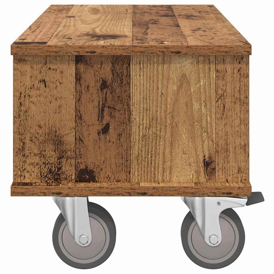 TV-standaard Oudhout 68,5 x 35 x 35 cm Bewerkt hout