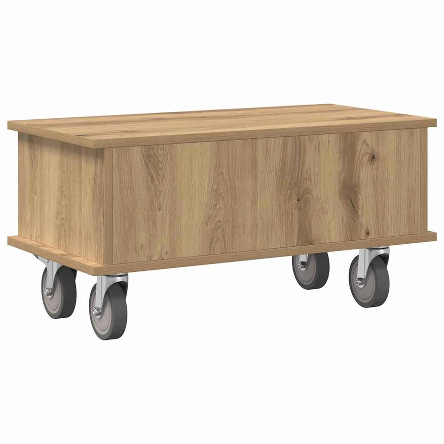 TV-standaard Artisan Eiken 68,5 x 35 x 35 cm Bewerkt hout