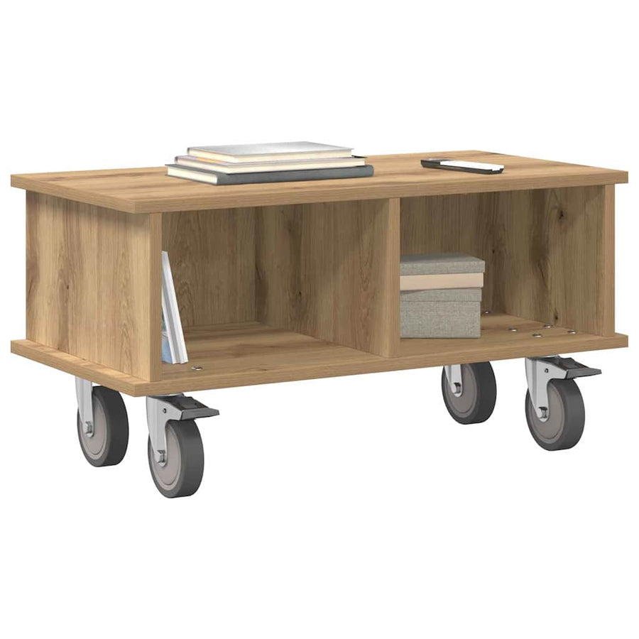 TV-standaard Artisan Eiken 68,5 x 35 x 35 cm Bewerkt hout