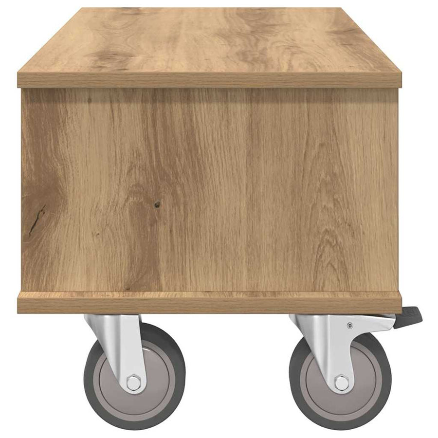 TV-standaard Artisan Eiken 68,5 x 35 x 35 cm Bewerkt hout