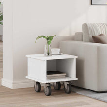 TV-standaard Wit 37 x 35 x 35 cm Bewerkt hout