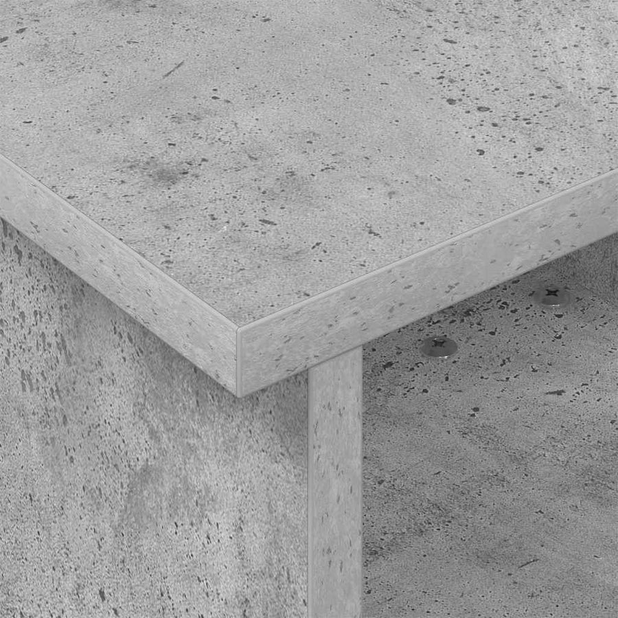 TV-standaard Beton Grijs 37 x 35 x 35 cm Bewerkt hout
