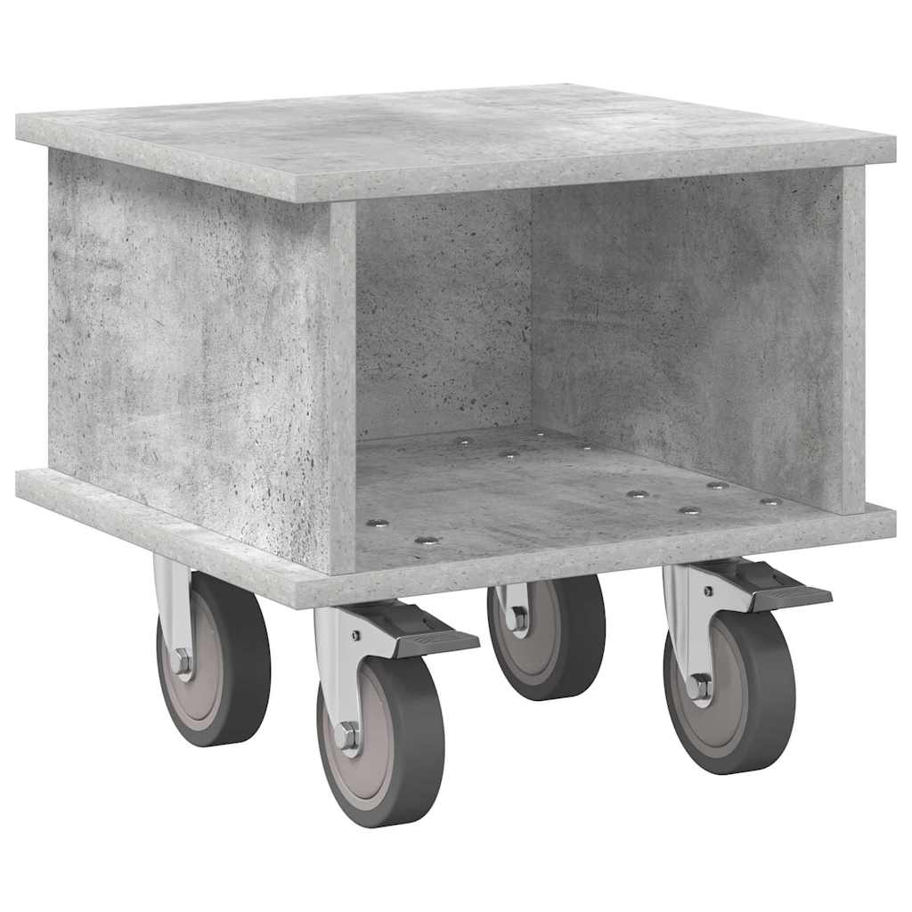 TV-standaard Beton Grijs 37 x 35 x 35 cm Bewerkt hout