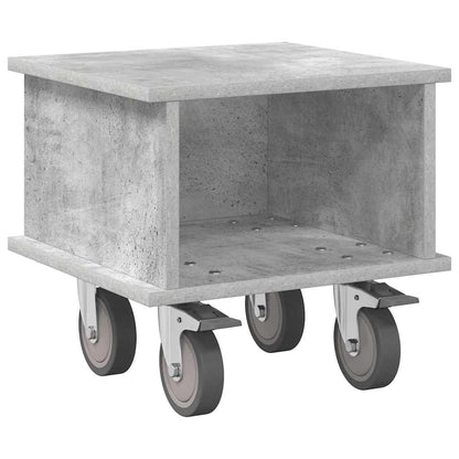 TV-standaard Beton Grijs 37 x 35 x 35 cm Bewerkt hout