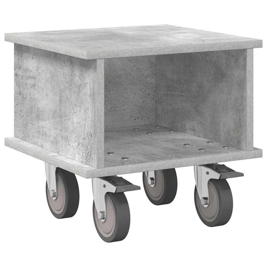 TV-standaard Beton Grijs 37 x 35 x 35 cm Bewerkt hout