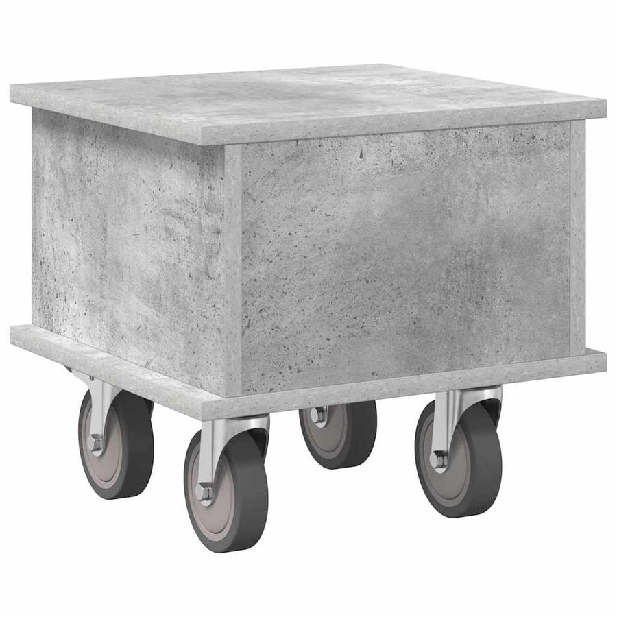 TV-standaard Beton Grijs 37 x 35 x 35 cm Bewerkt hout