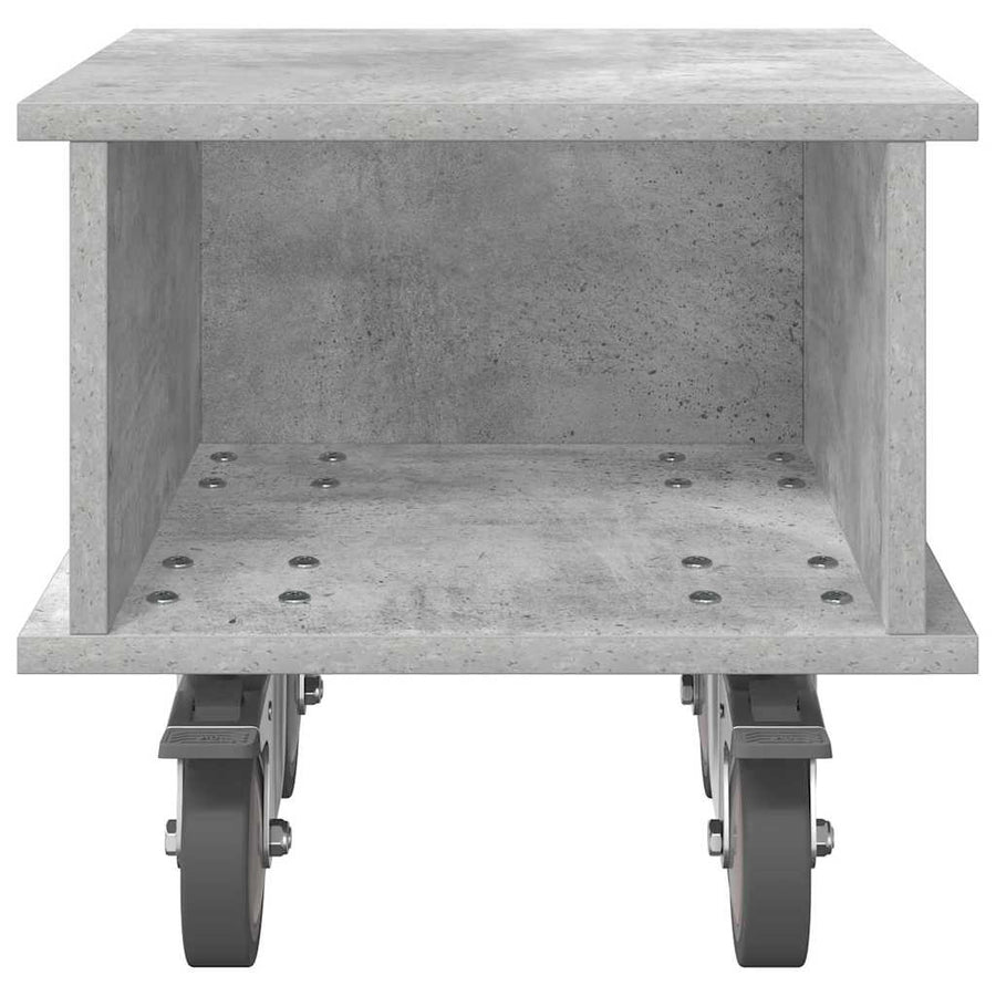 TV-standaard Beton Grijs 37 x 35 x 35 cm Bewerkt hout
