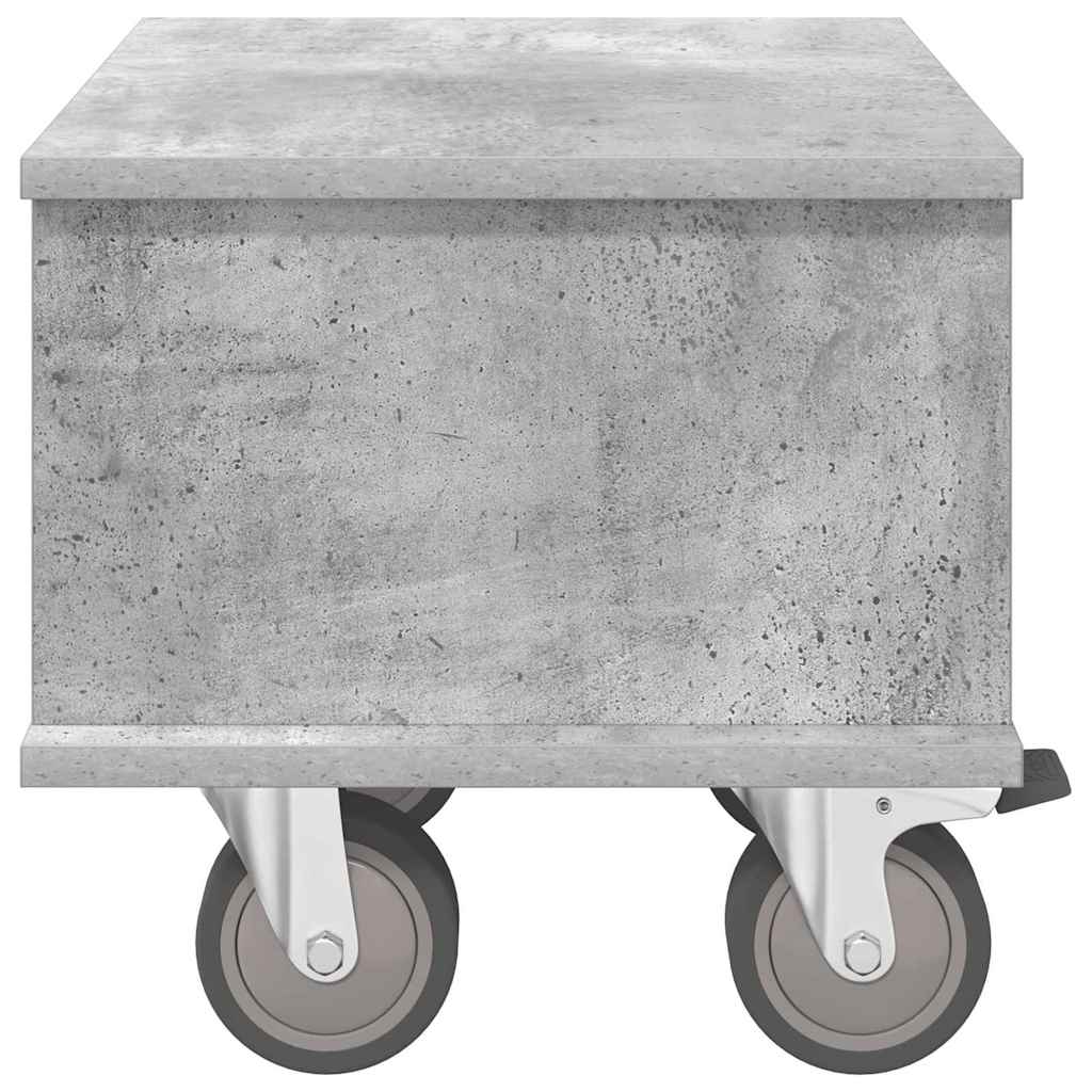 TV-standaard Beton Grijs 37 x 35 x 35 cm Bewerkt hout