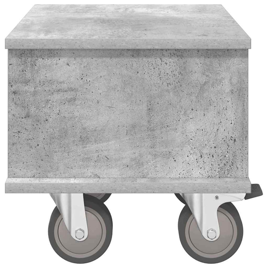 TV-standaard Beton Grijs 37 x 35 x 35 cm Bewerkt hout