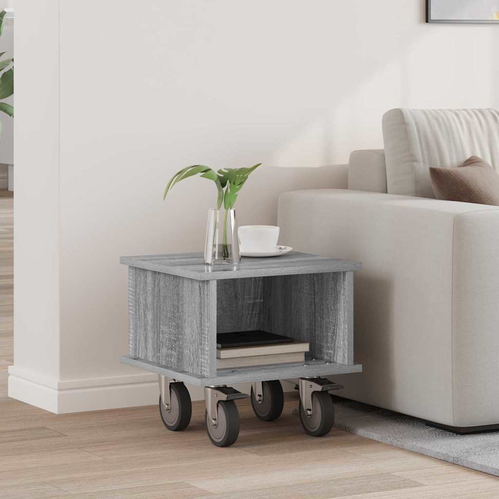 TV-standaard Grijs Sonoma 37 x 35 x 35 cm Bewerkt hout
