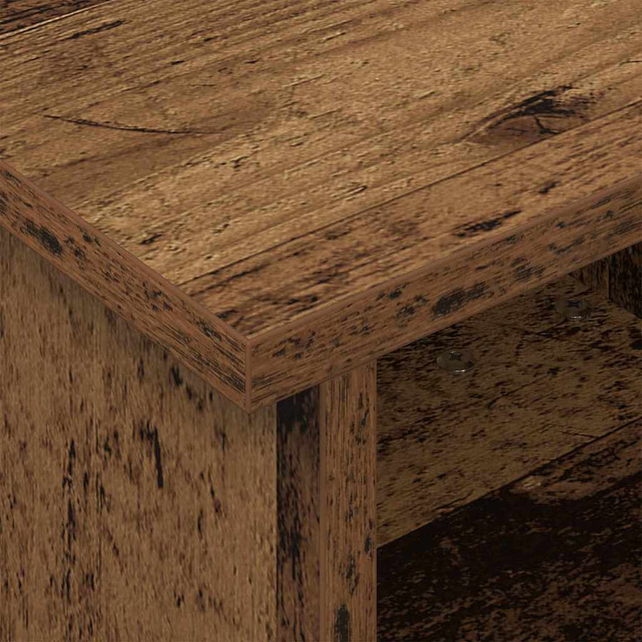 TV-standaard Oudhout 37 x 35 x 35 cm Bewerkt hout