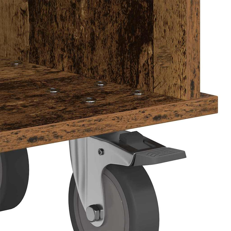 TV-standaard Oudhout 37 x 35 x 35 cm Bewerkt hout