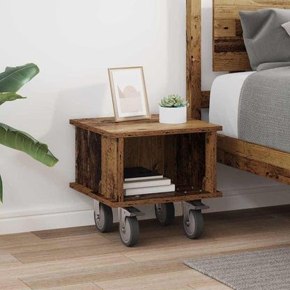 TV-standaard Oudhout 37 x 35 x 35 cm Bewerkt hout