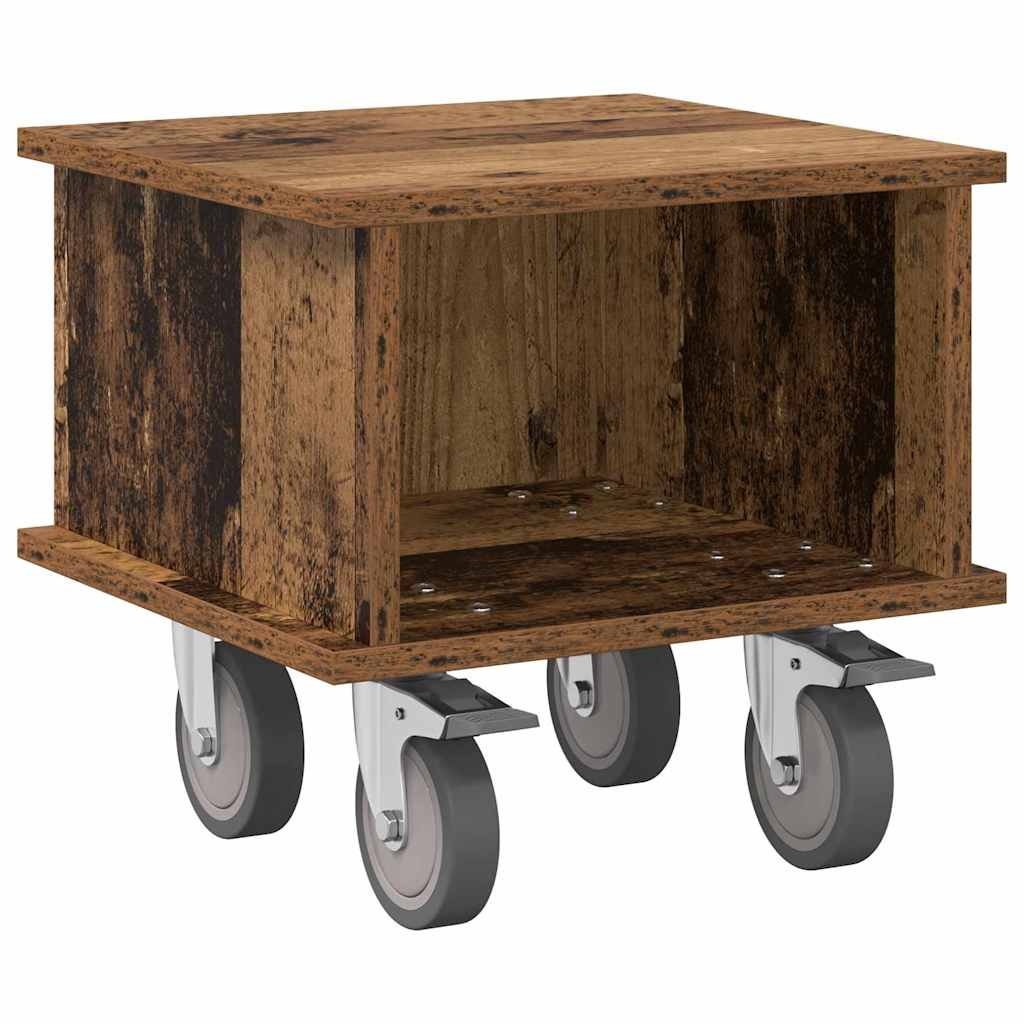 TV-standaard Oudhout 37 x 35 x 35 cm Bewerkt hout