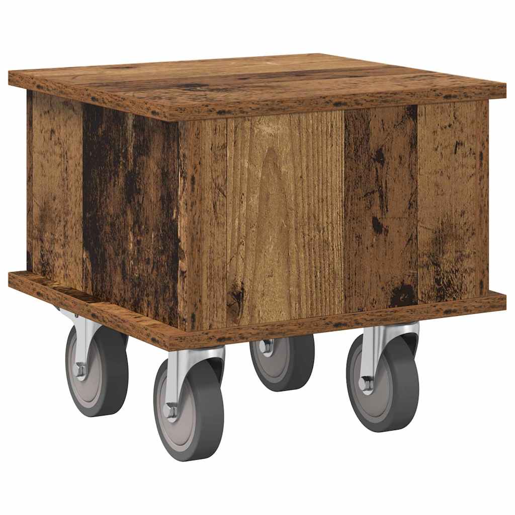 TV-standaard Oudhout 37 x 35 x 35 cm Bewerkt hout
