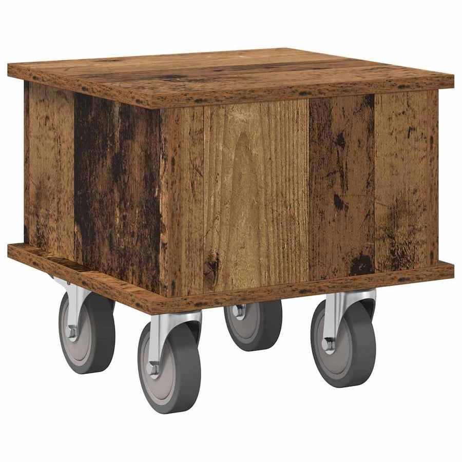 TV-standaard Oudhout 37 x 35 x 35 cm Bewerkt hout