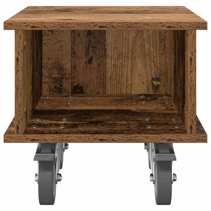 TV-standaard Oudhout 37 x 35 x 35 cm Bewerkt hout