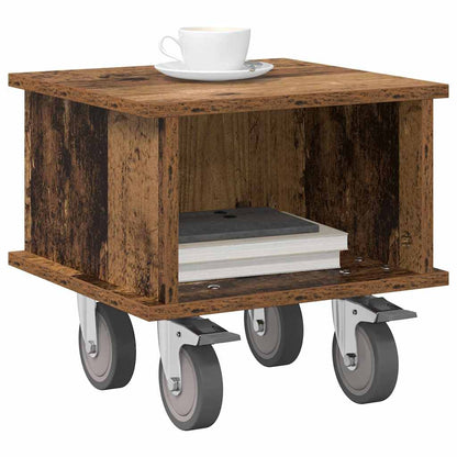 TV-standaard Oudhout 37 x 35 x 35 cm Bewerkt hout