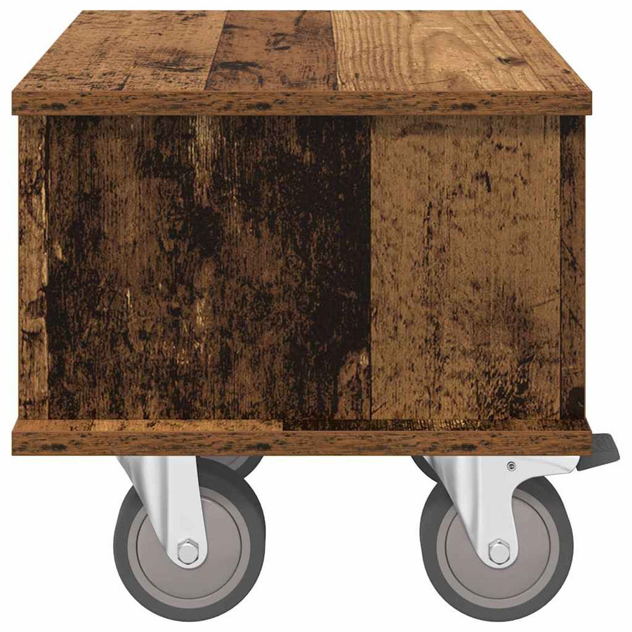 TV-standaard Oudhout 37 x 35 x 35 cm Bewerkt hout
