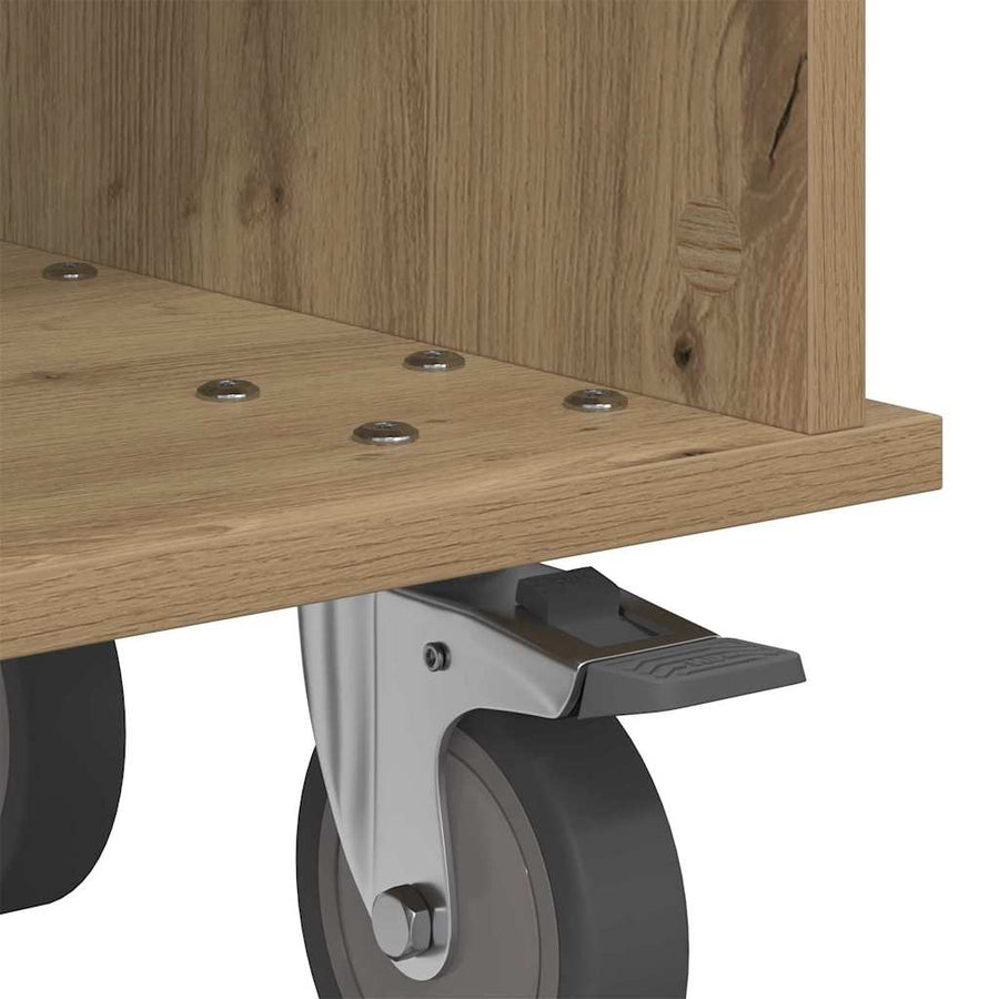 TV-standaard Artisan Eiken 37 x 35 x 35 cm Bewerkt hout
