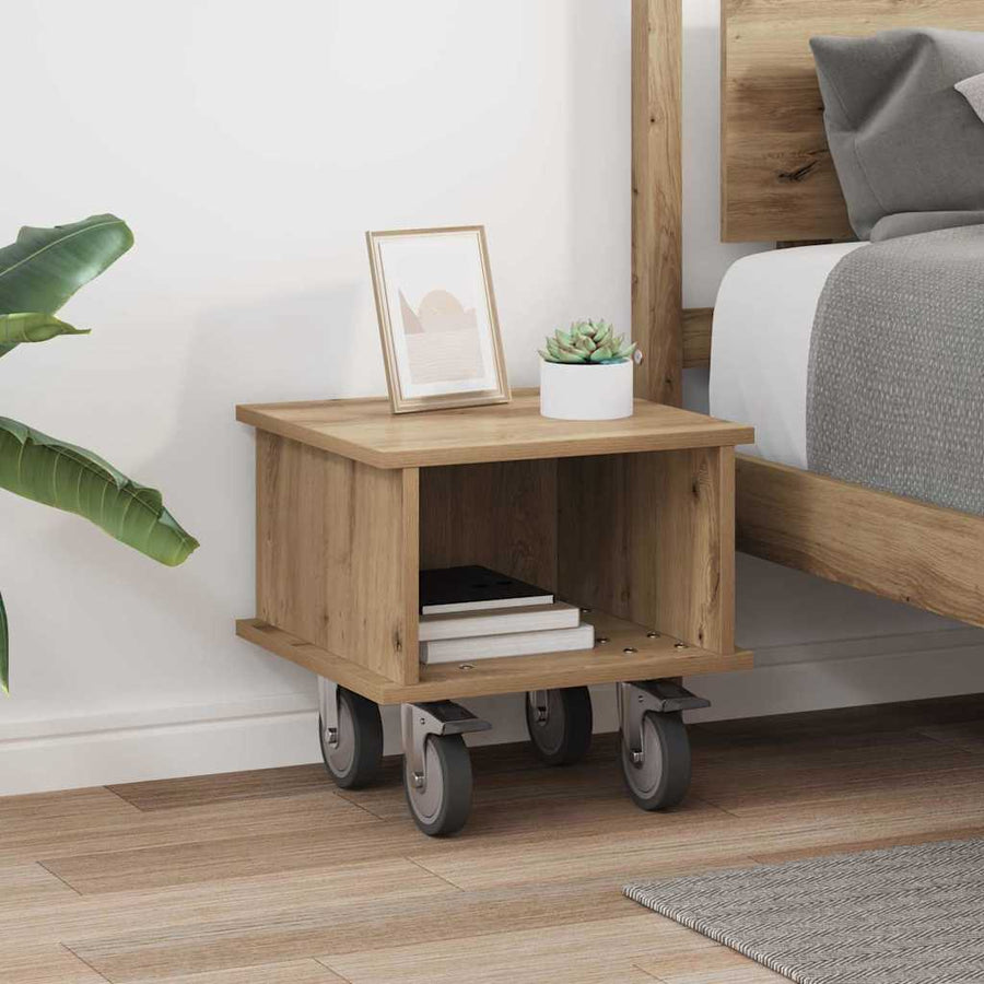 TV-standaard Artisan Eiken 37 x 35 x 35 cm Bewerkt hout