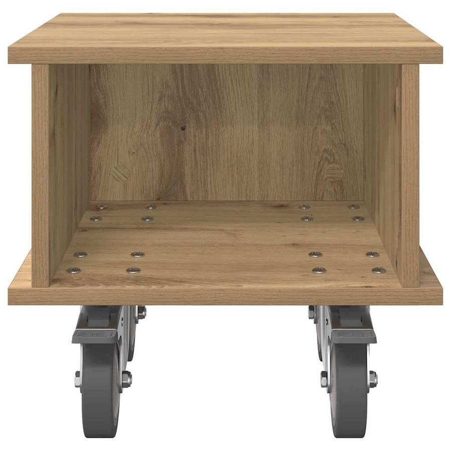 TV-standaard Artisan Eiken 37 x 35 x 35 cm Bewerkt hout