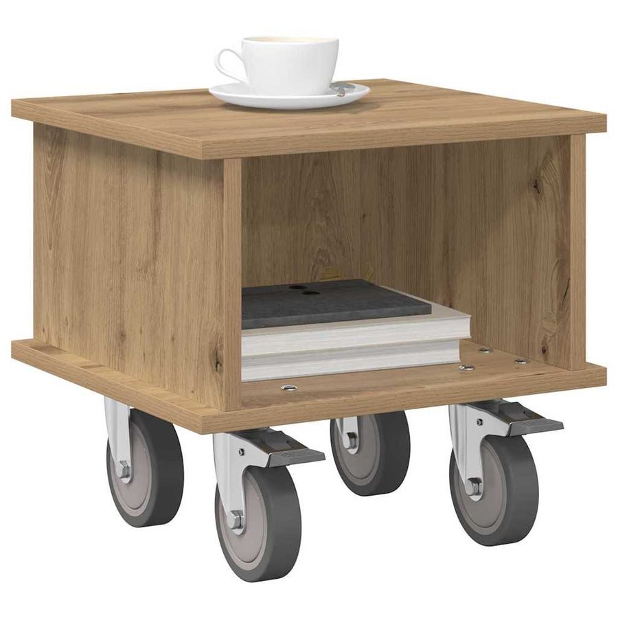 TV-standaard Artisan Eiken 37 x 35 x 35 cm Bewerkt hout