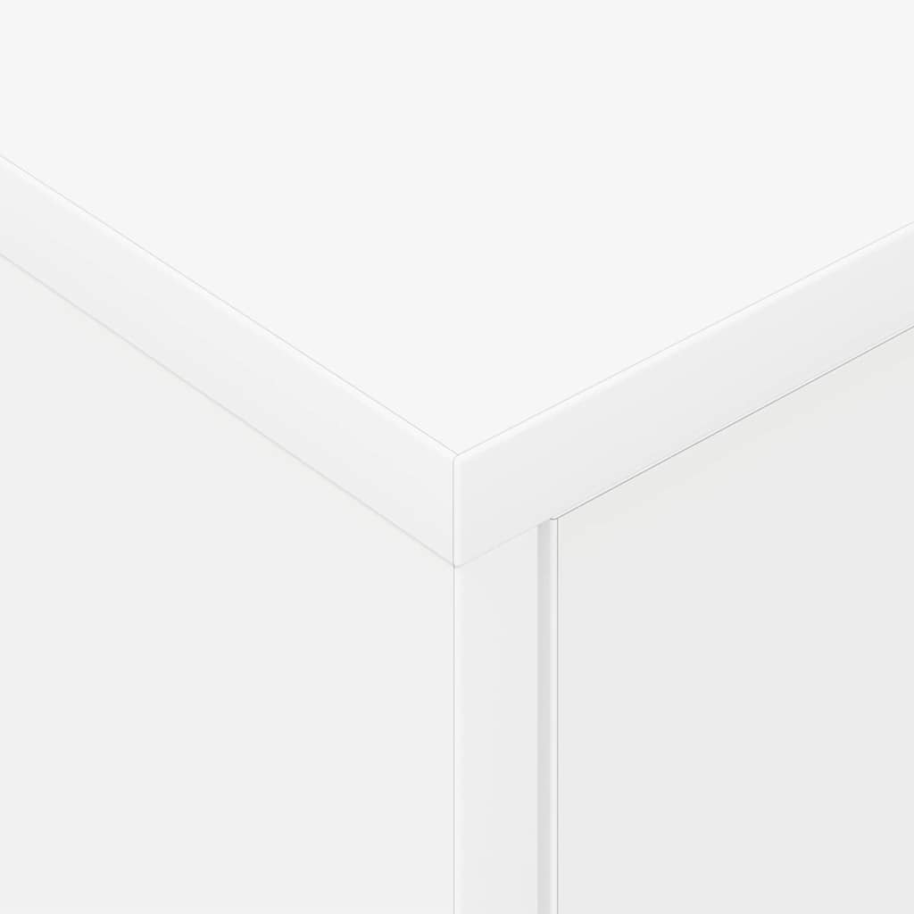 Nachtkastje 2 pcs Wit 40,5 x 40 x 48 cm Bewerkt hout