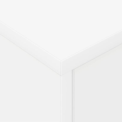 Nachtkastje 2 pcs Wit 40,5 x 40 x 48 cm Bewerkt hout