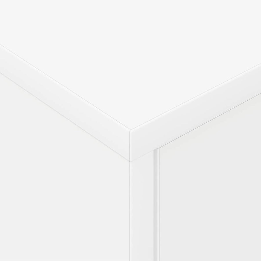 Nachtkastje 2 pcs Wit 40,5 x 40 x 48 cm Bewerkt hout