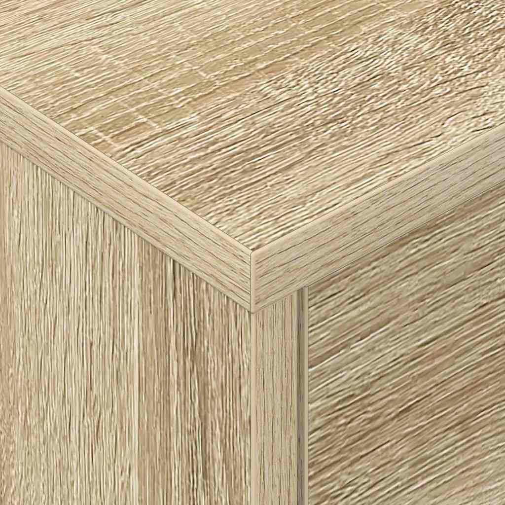Nachtkastje Sonoma Eiken 40,5 x 40 x 48 cm Bewerkt hout
