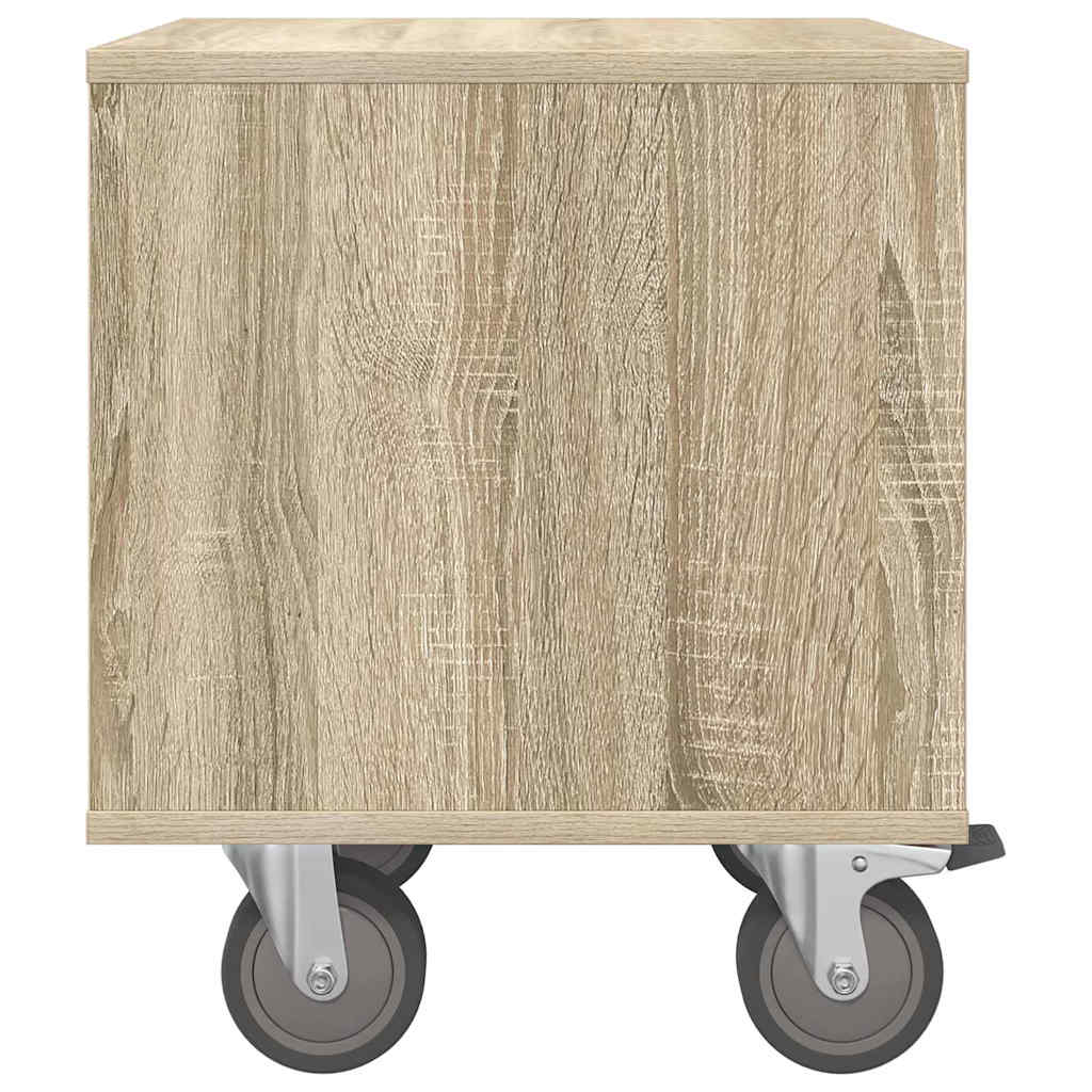 Nachtkastje Sonoma Eiken 40,5 x 40 x 48 cm Bewerkt hout
