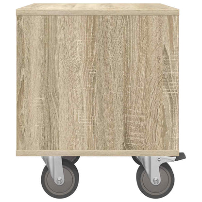 Nachtkastje Sonoma Eiken 40,5 x 40 x 48 cm Bewerkt hout