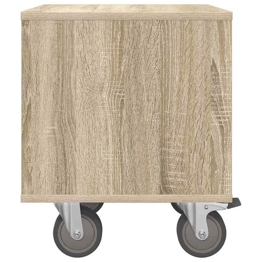 Nachtkastje Sonoma Eiken 40,5 x 40 x 48 cm Bewerkt hout