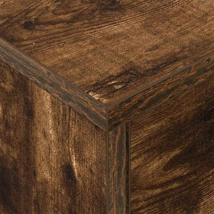 Nachtkastje Gerookt eiken 40,5 x 40 x 48 cm Bewerkt hout