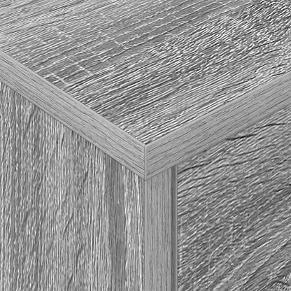 Nachtkastje Grijs Sonoma 40,5 x 40 x 48 cm Bewerkt hout