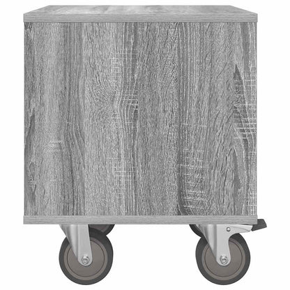 Nachtkastje Grijs Sonoma 40,5 x 40 x 48 cm Bewerkt hout