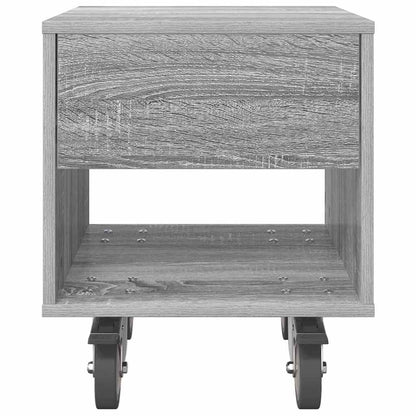 Nachtkastje 2 pcs Grijs Sonoma 40,5 x 40 x 48 cm Bewerkt hout
