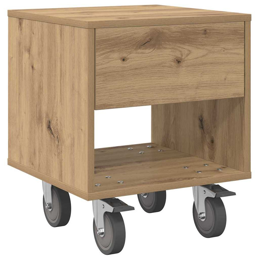 Nachtkastje Artisan Eiken 40,5 x 40 x 48 cm Bewerkt hout