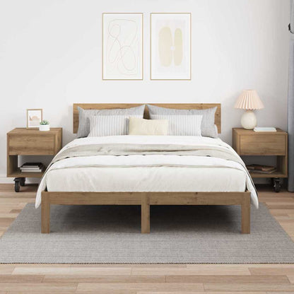 Nachtkastje 2 pcs Artisan Eiken 40,5 x 40 x 48 cm Bewerkt hout