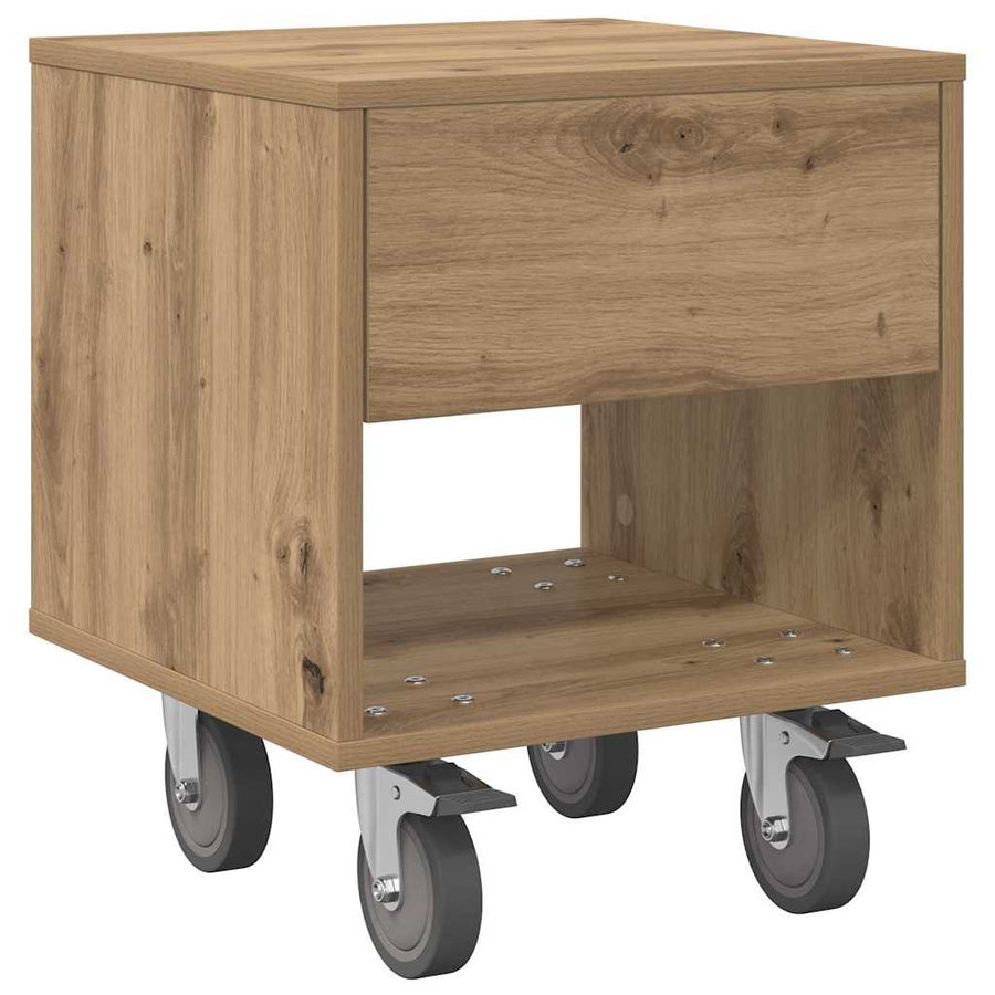Nachtkastje 2 pcs Artisan Eiken 40,5 x 40 x 48 cm Bewerkt hout