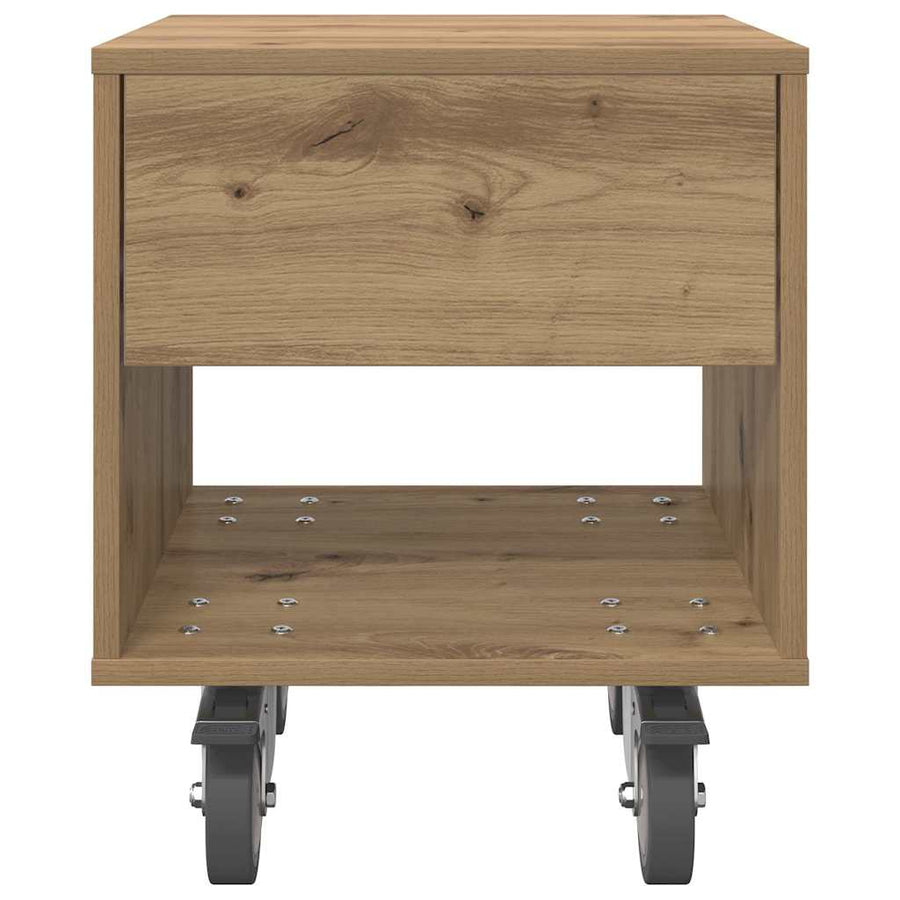 Nachtkastje 2 pcs Artisan Eiken 40,5 x 40 x 48 cm Bewerkt hout