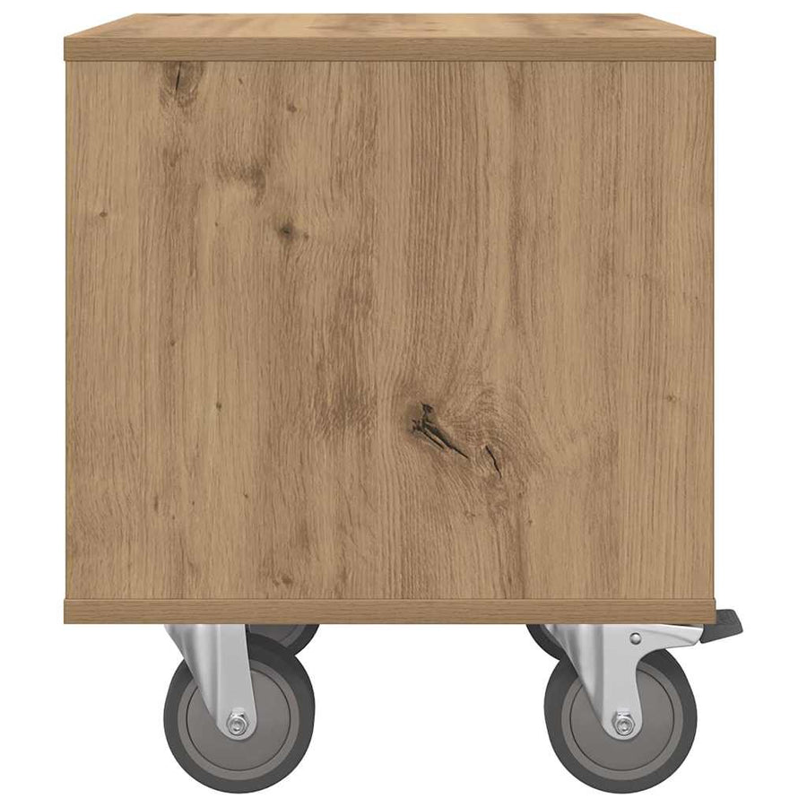Nachtkastje 2 pcs Artisan Eiken 40,5 x 40 x 48 cm Bewerkt hout