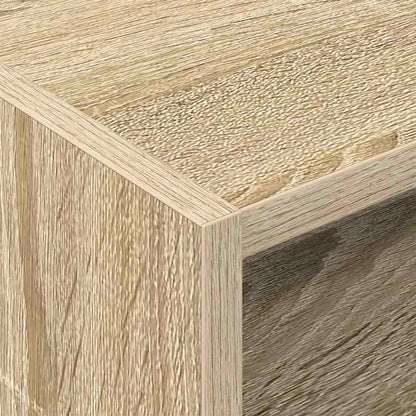 Platenkast Sonoma Eiken 78.5 x 35 x 45 cm Bewerkt hout