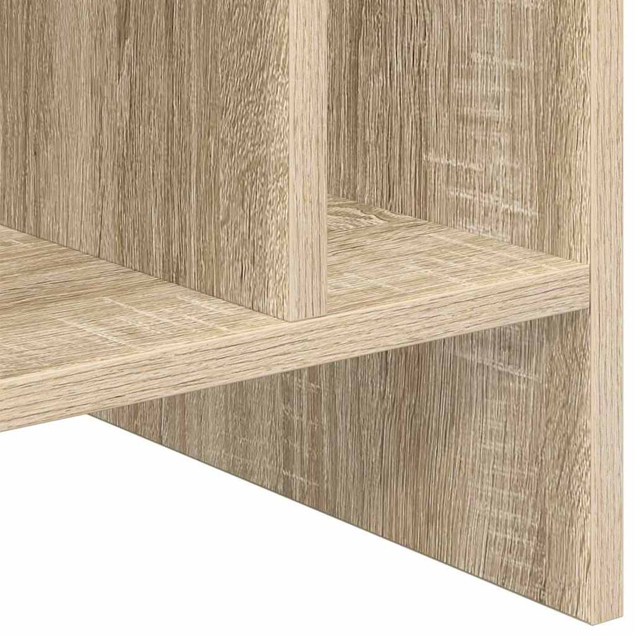 Platenkast Sonoma Eiken 78.5 x 35 x 45 cm Bewerkt hout