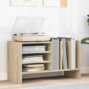 Platenkast 78.5x35x45 cm bewerkt hout sonoma eiken