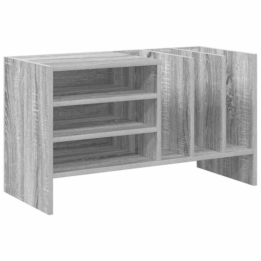 Platenkast 78.5 X 35 X 45 Cm Bewerkt Hout Grijs sonoma