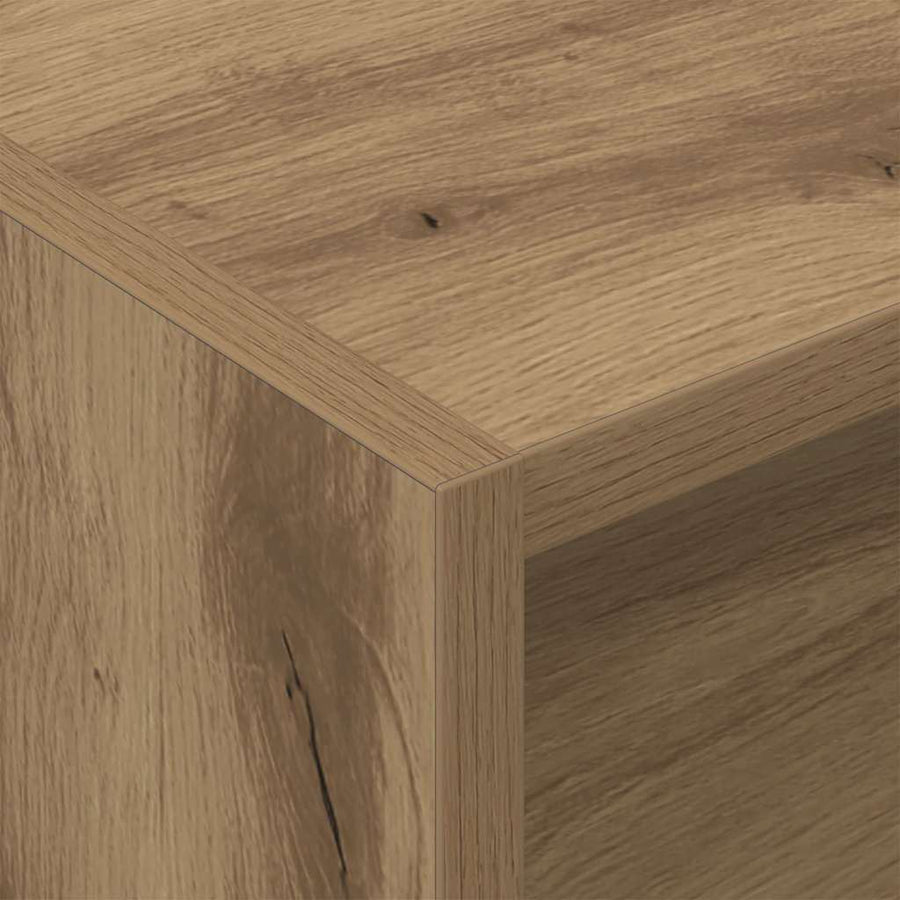 Platenkast Artisan Eiken 78.5 x 35 x 45 cm Bewerkt hout